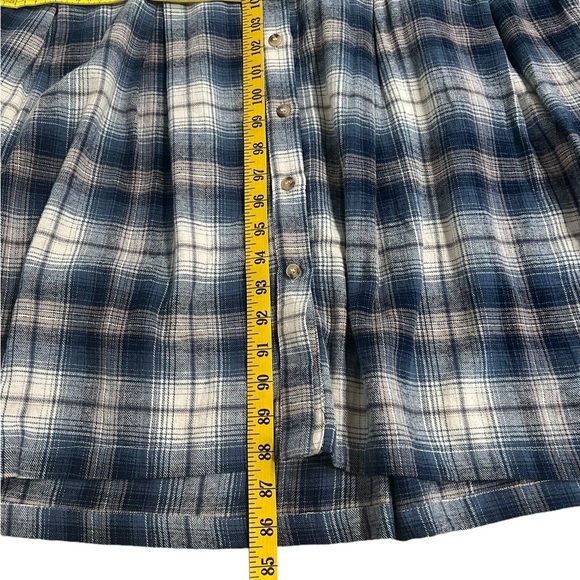 Fate Long Sleeve Plaid Flannel Dress Women’s Size Small - Picture 9 of 13